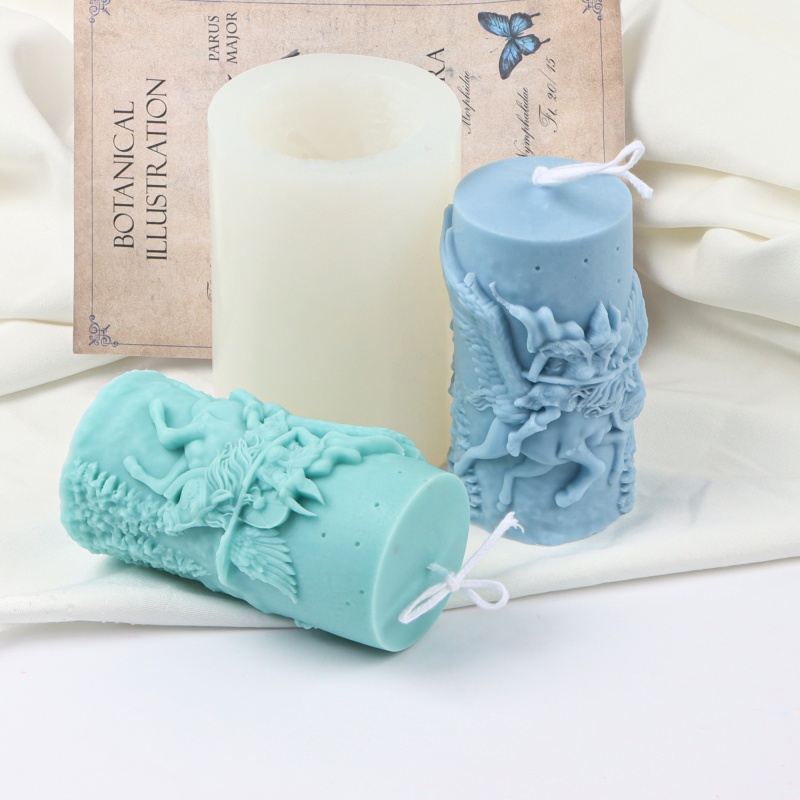 Candle. Queen - 3D Kraliçe Meryem Silikon Mum Kalıbı