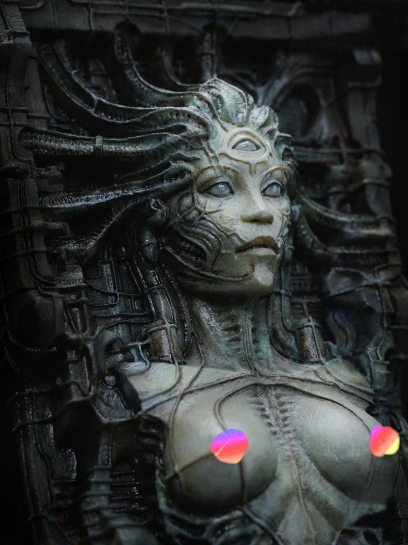 Candle. Queen - Silikon kalıp Alien kraliçe DIY reçine