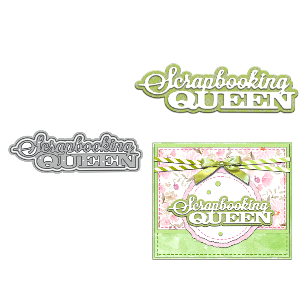Candle. Queen - MangoCraft Scrapbooking kraliçe Mini kesme ölür