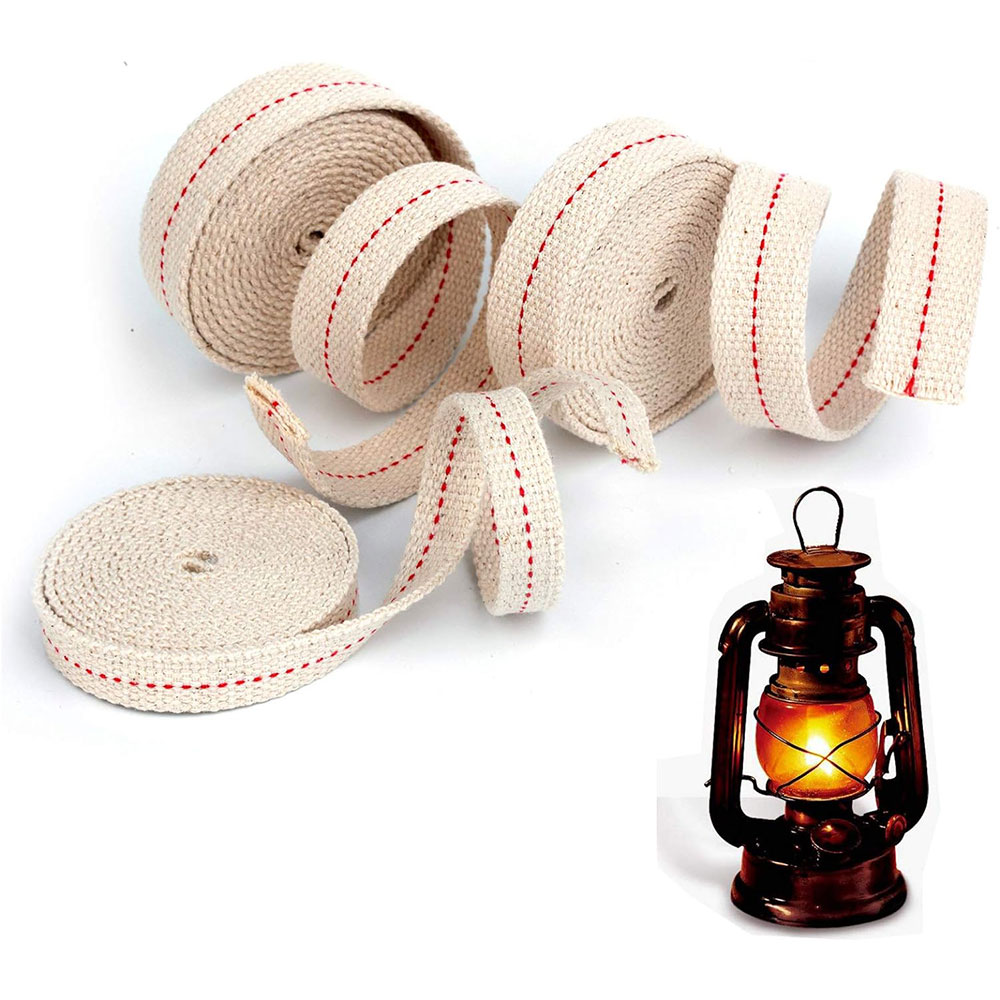 Candle Oil Supplies - 1.1cm/1.3cm/1.5cm/2cm/2.5cm genişlik gaz lambası fitilleri değiştirme