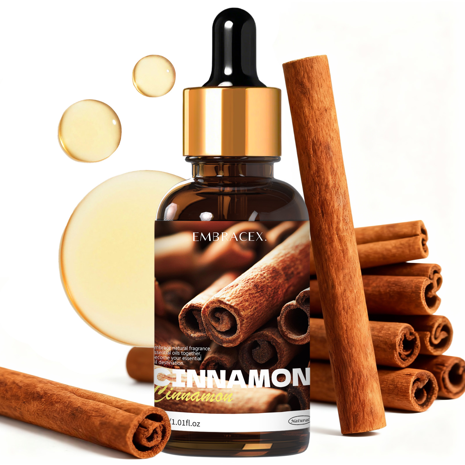 Candle Oil Supplies - 30ml Tarçın Bitkisi Esansiyel Yağı Araba