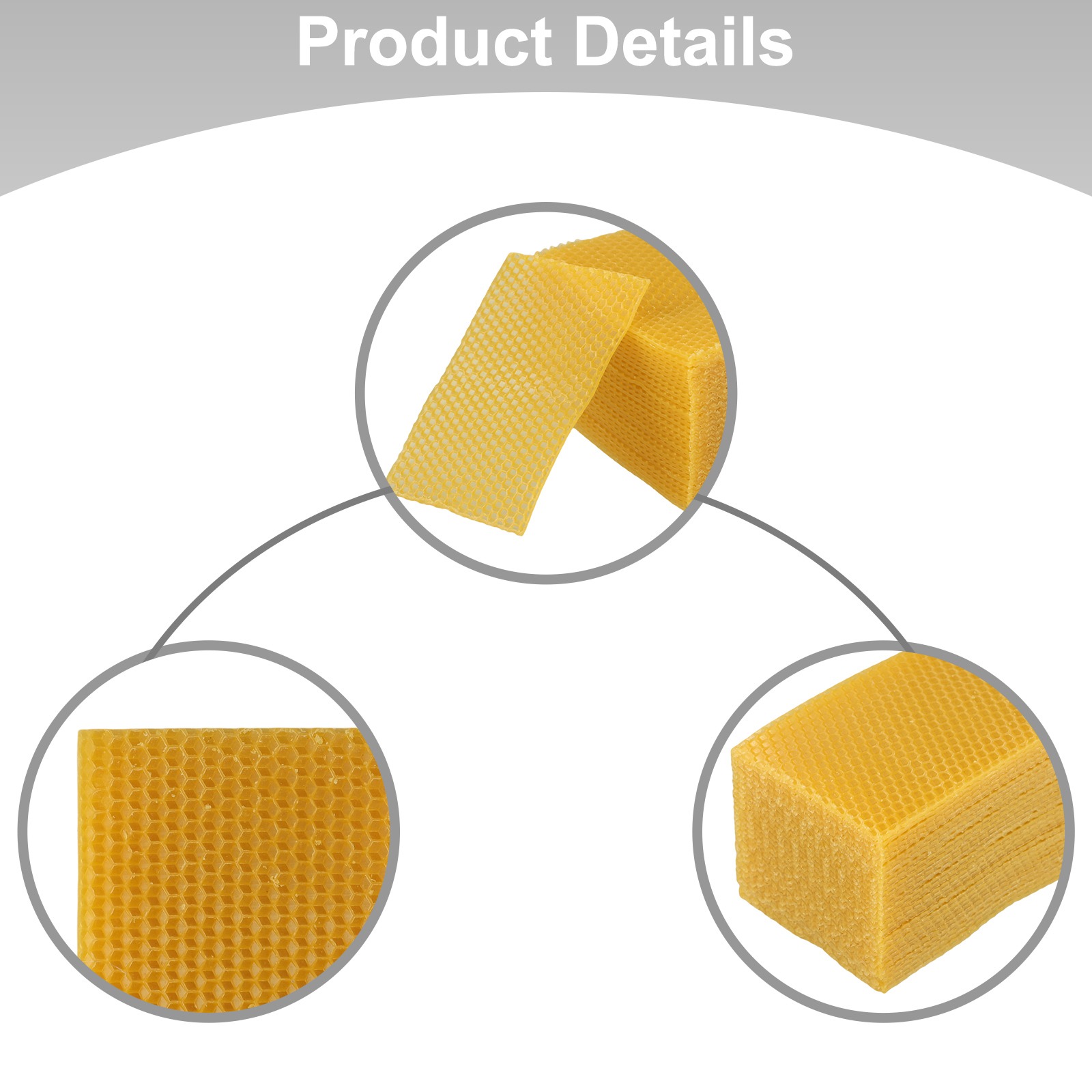 Candle Supplies Beeswax - Arı Kovanı Temeli için Balmumu Levhaları