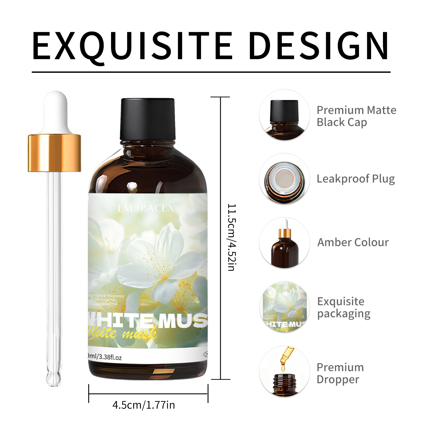 100ml Beyaz Misk Doğal Bitkise - Candle Oil Supplies incelemesi ve fiyatı