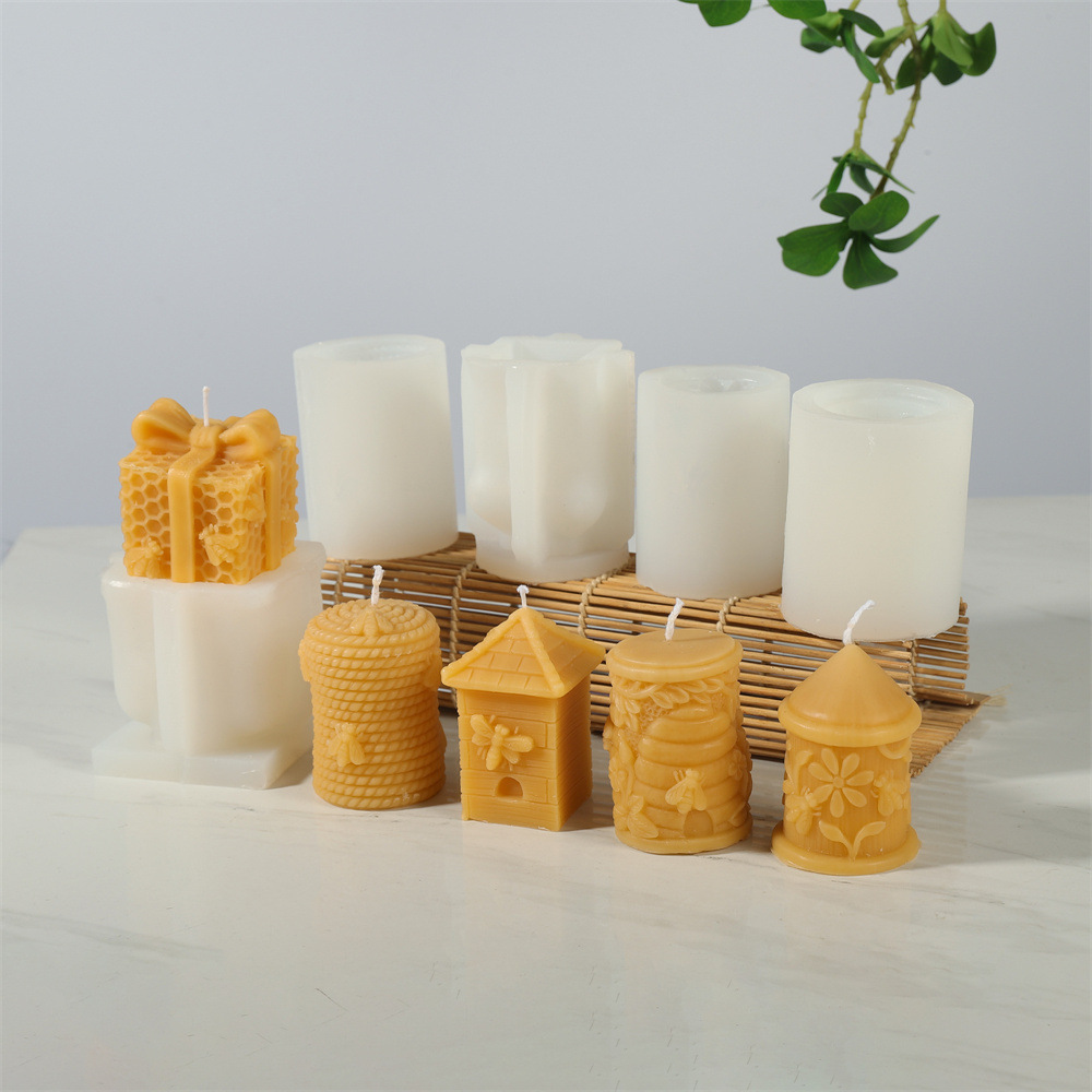 Honeycomb Bow Gift Box Silicon - Candle Supplies Beeswax incelemesi ve fiyatı