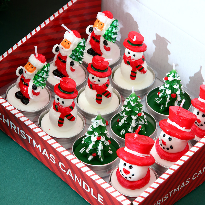 12 mumlar noel dekorasyon malz - Candle Oil Supplies incelemesi ve fiyatı
