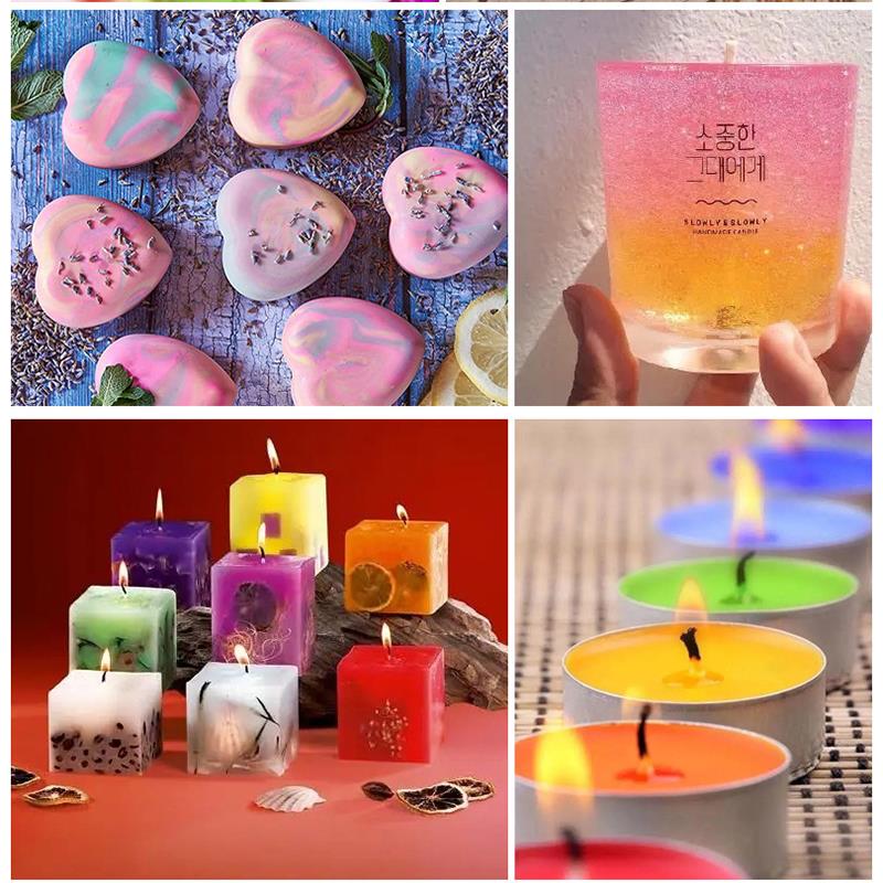 20 renk 10ml mum balmumu Pigme - Candle Supplies Beeswax incelemesi ve fiyatı