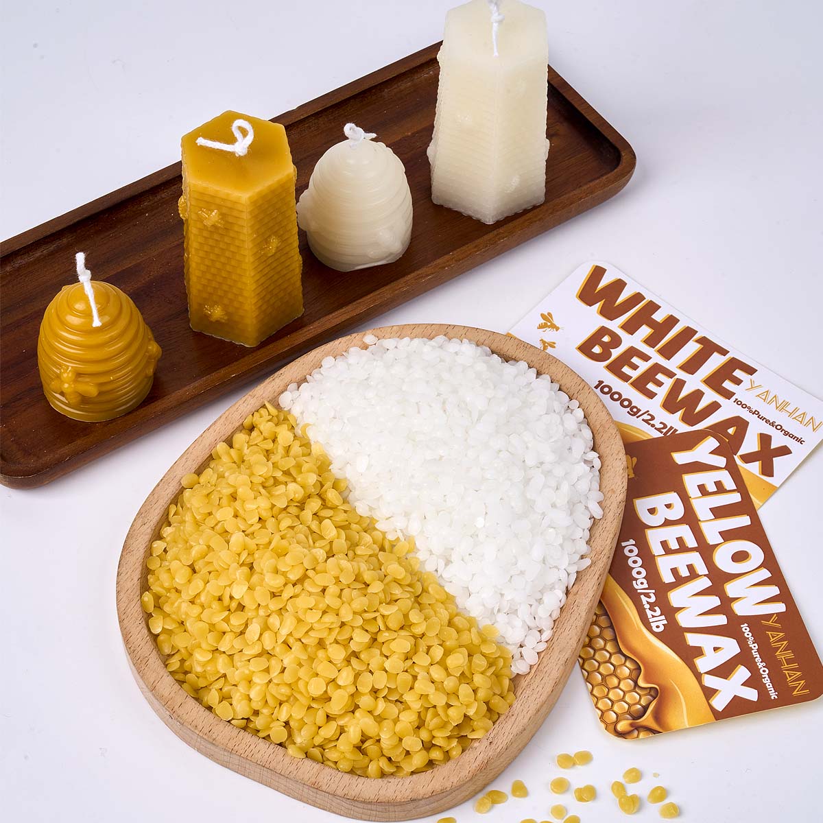 1000g Saf Doğal Granül Beyaz S - Candle Supplies Beeswax incelemesi ve fiyatı