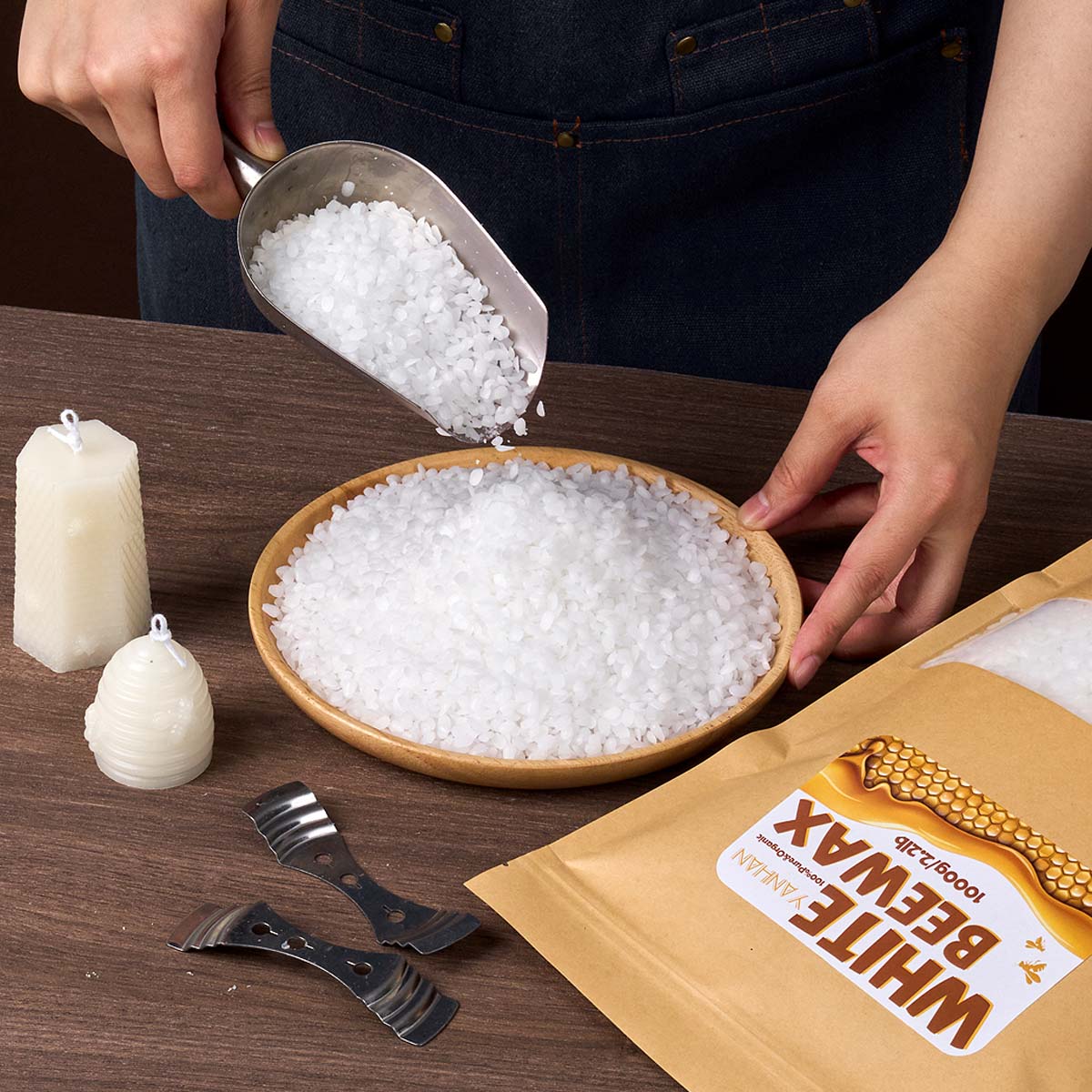 1000g Saf Doğal Granül Beyaz S - Candle Supplies Beeswax incelemesi ve fiyatı