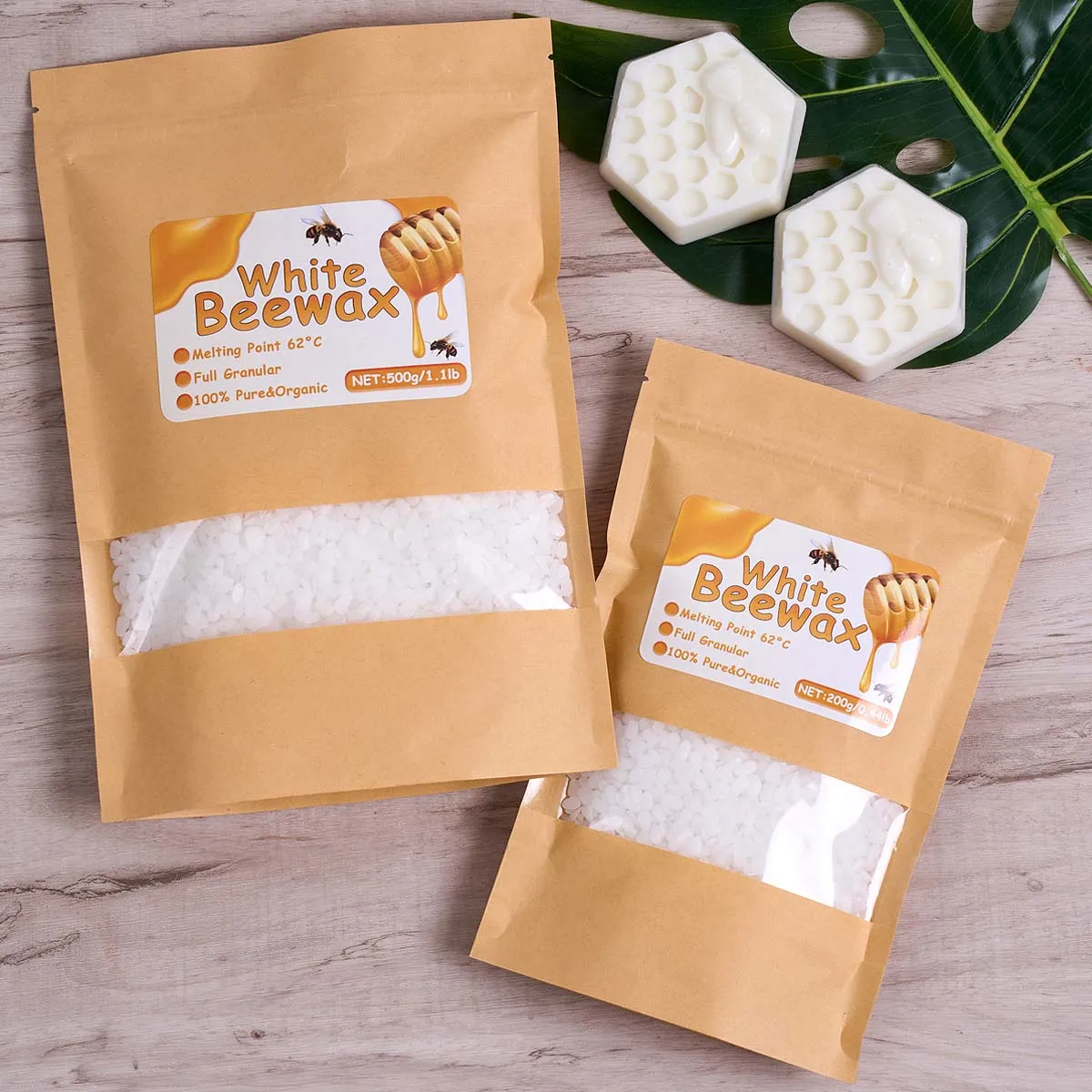 500g Beyaz Balmumu DIY Mum Yap - Candle Supplies Beeswax incelemesi ve fiyatı