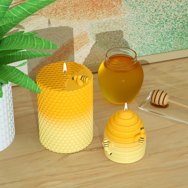 Mum silikon kalıp 3D arı petek - Candle Supplies Beeswax incelemesi ve fiyatı